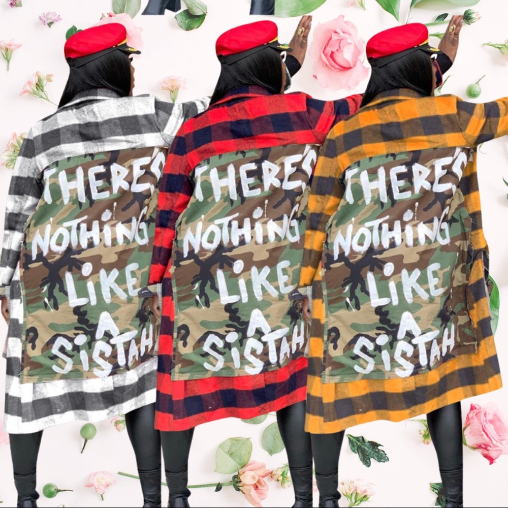 RED- Powerful Nothing Like A Sistah Coat